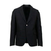 Wool Blend 2 Button Suit - Navy Blue