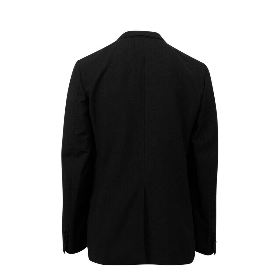 Wool Blend 2 Button Suit - Black