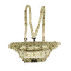 Satin NY Yankees Floral Oversized Belt Bag - Beige