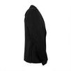 Wool One Button Tuxedo Suit - Black