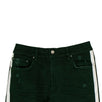 Denim Skinny Side Stripe Jeans - Green