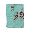 Logo 'GG Ghost' Printed Shawl Scarf - Blue