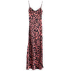 Moschino x Jeremy Scott Peace Sign Print Slip Dress - Black / Pink