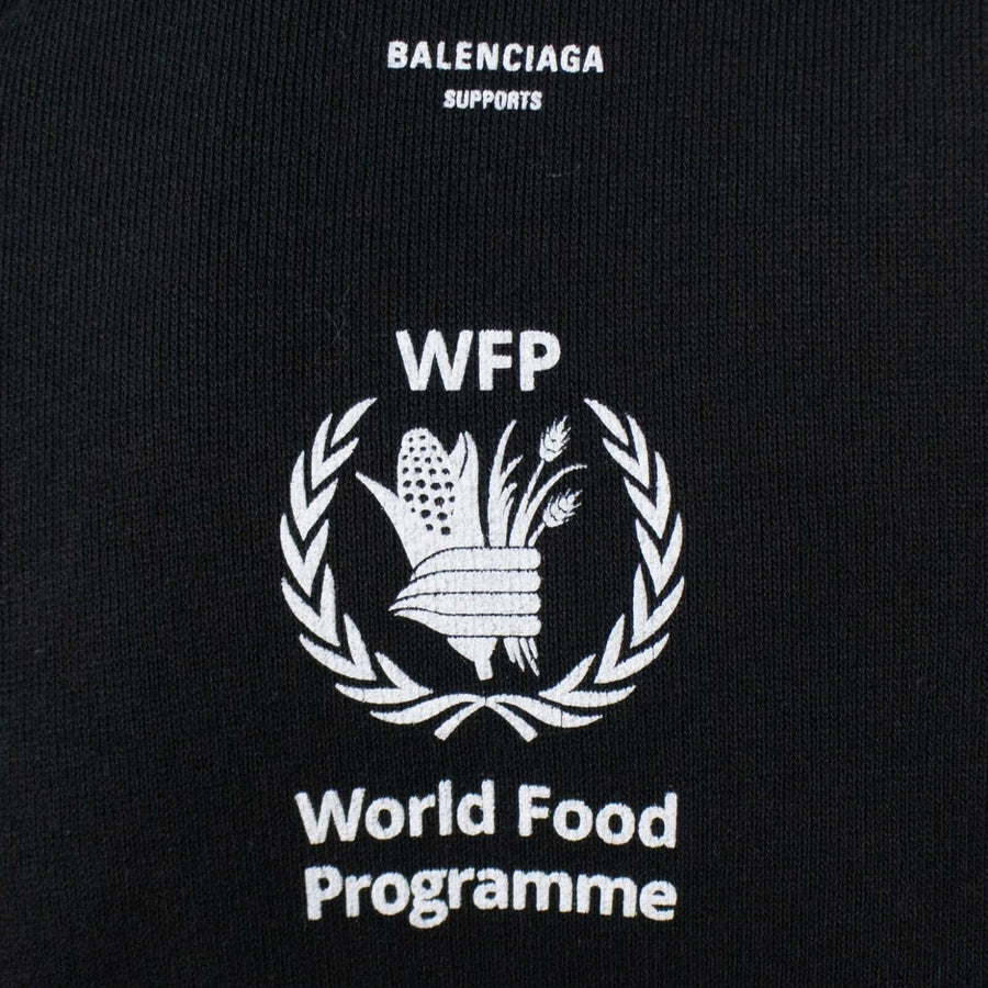 Cotton Blend World Food Programme Zip Up Sweatshirt - Black