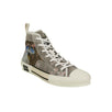 'B23' Sorayama Dinosaur High-Top Sneakers - Brown