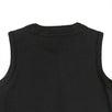 Wool Sleeveless Vest Top - Black