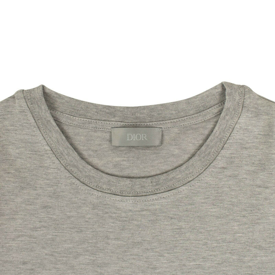 Cotton 'CD Icon' Short Sleeve T-Shirt - Gray