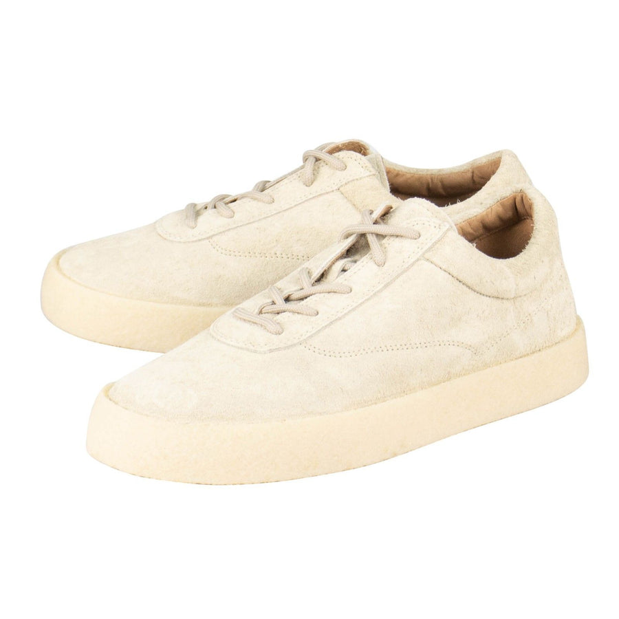 Season 6 Thick Shaggy Suede Crepe Sneakers - Chalk