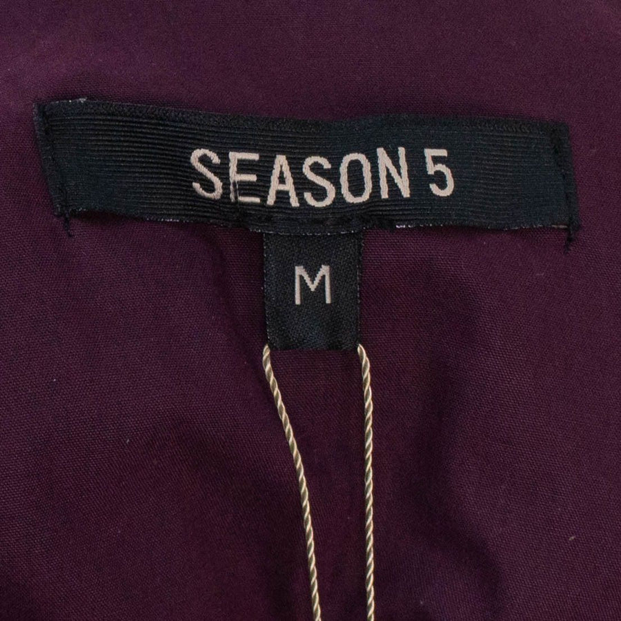 Season 5 Burgundy 'Oxblood' Short Puffer Coat - Burgundy