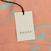 Logo 'Ghost' Printed Shawl Scarf - Pink