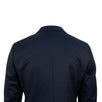 Wool Blend Two Button Suit - Navy Blue