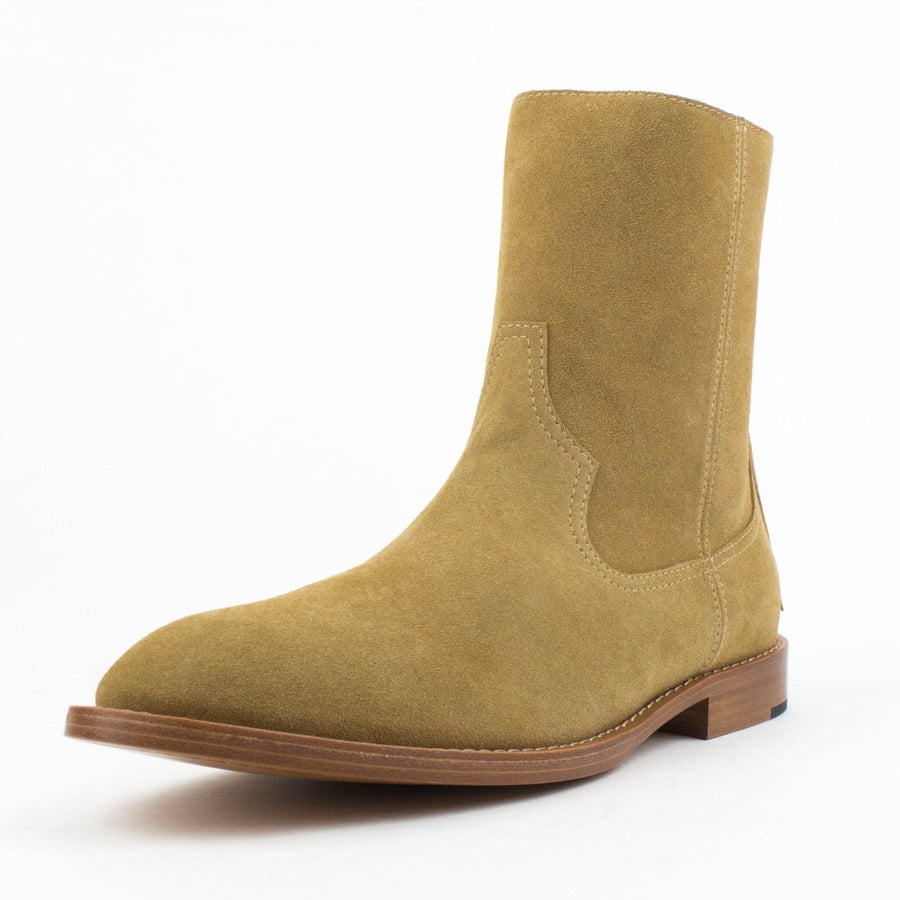 Suede Leather Shane Boots - Tan