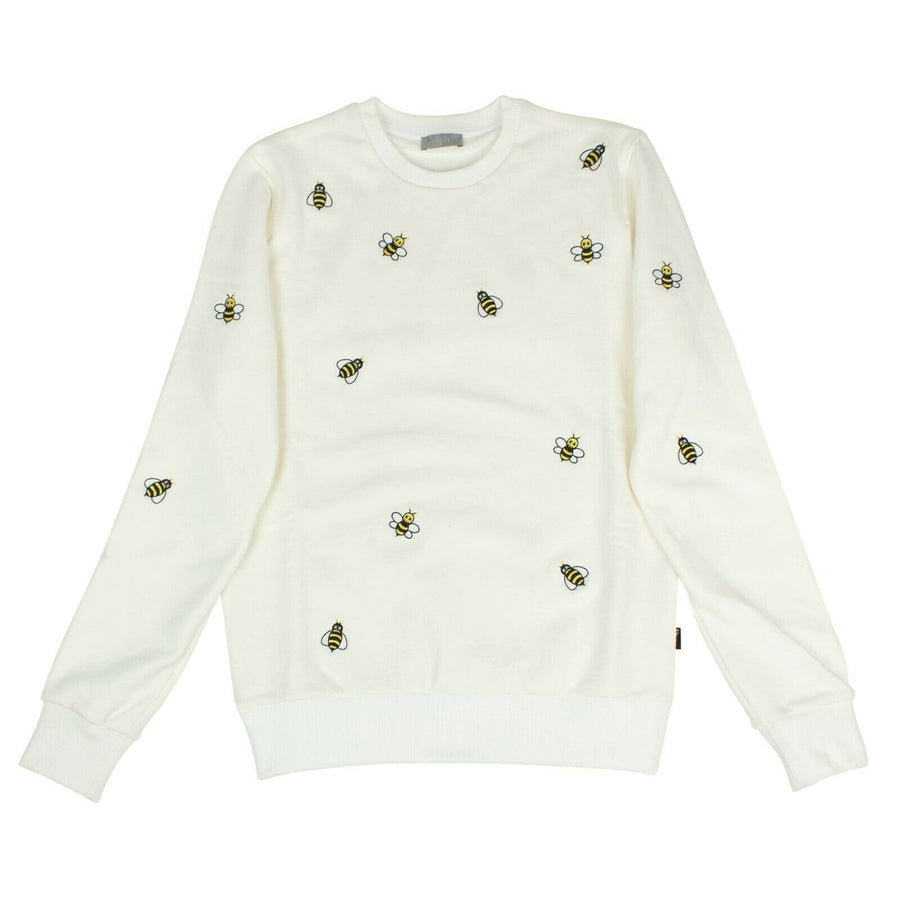 Dior X Kaws Bees Crew Neck Pullover Sweater - Off White