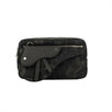 Logo Saddle Pouch Bag - Black