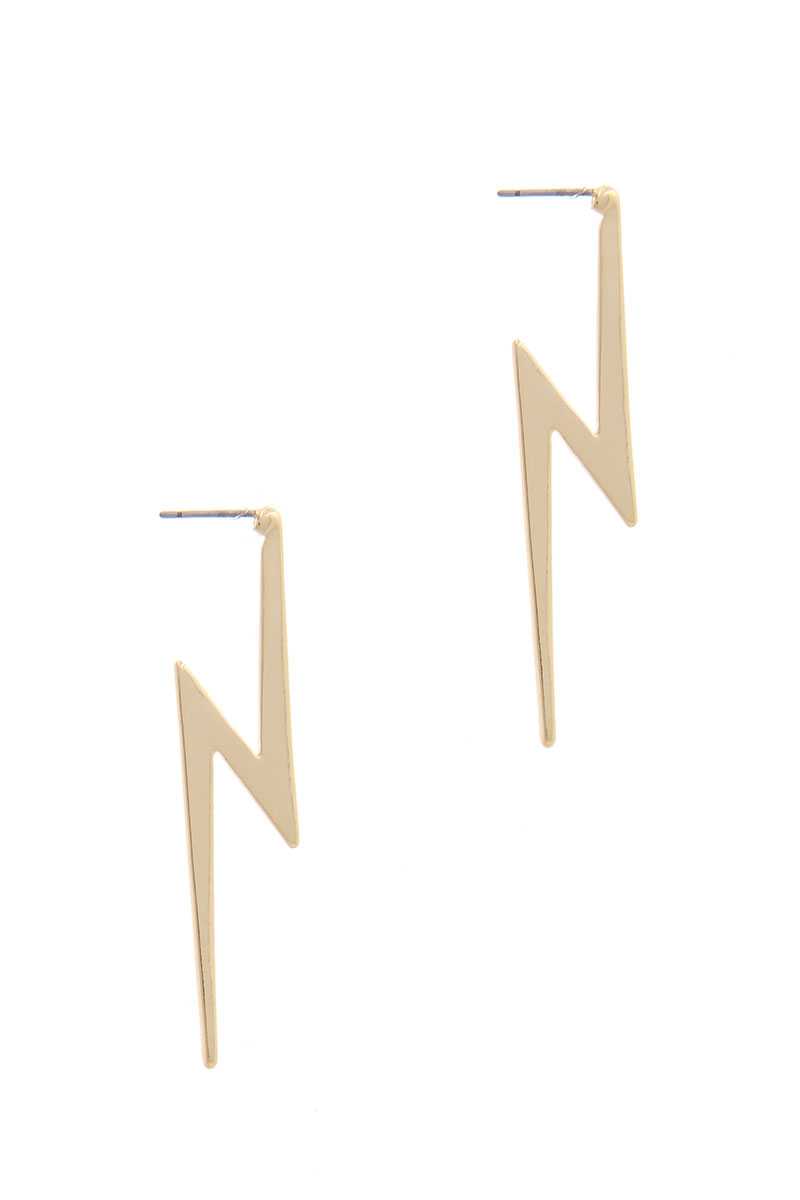 Lighting Bolt Drop Earring