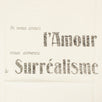 Cotton Blend 'Amour Surrealisme' Logo T-Shirt - Ivory