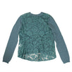 Long Sleeve Cashmere Sweater Top - Teal