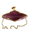 Broadway Leather Cross Body Bag - Purple