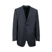 Wool Blend Two Button Suit - Blue