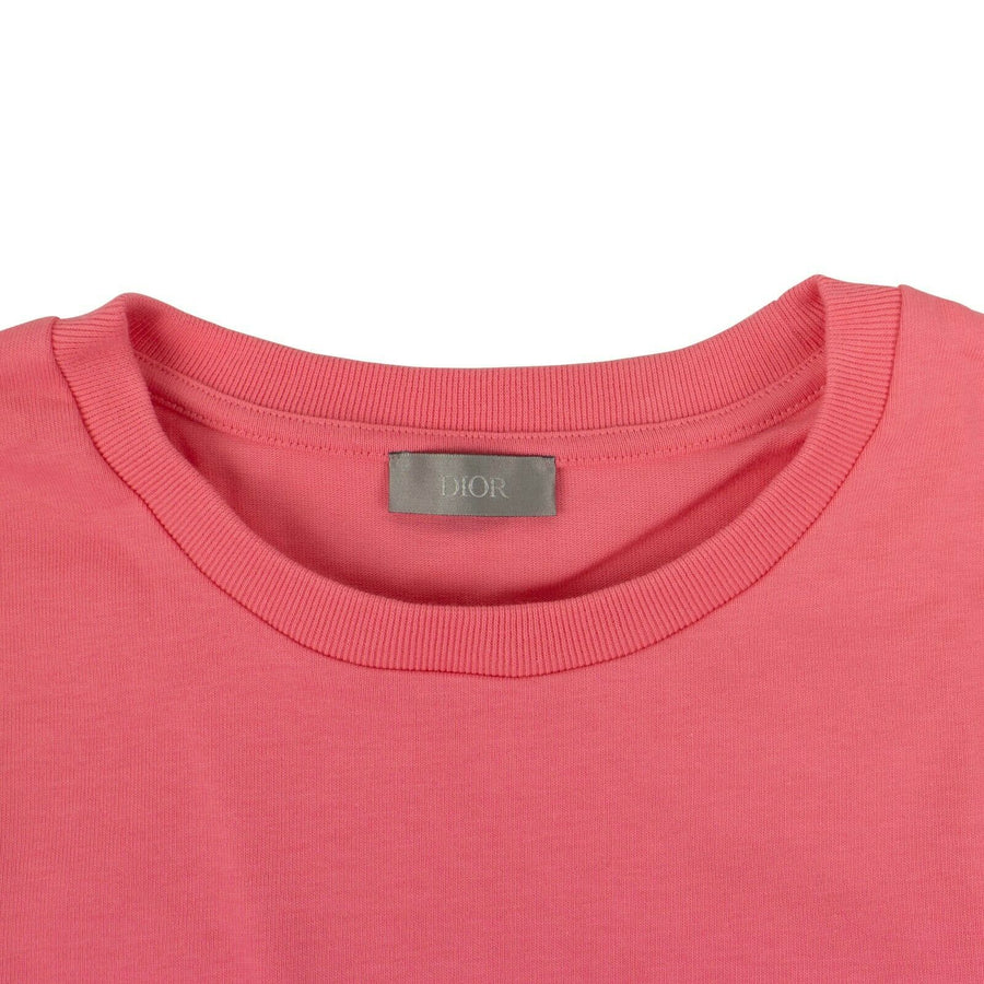 Thick Cotton 'CD Icon' Logo T-Shirt - Pink