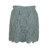 Lace Pleated Skirt - Light Blue