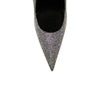 Shiny Lurex 'Square Knife' 110 Pumps - Silver