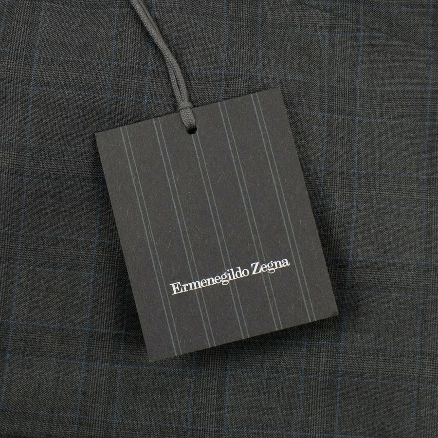 ERMENGILDO ZEGNA SU MISURA Wool Three Piece Suit - Gray