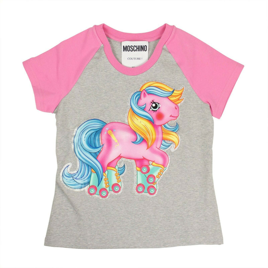 My Little Pony Short Sleeve Cotton T-Shirt - Gray / Pink