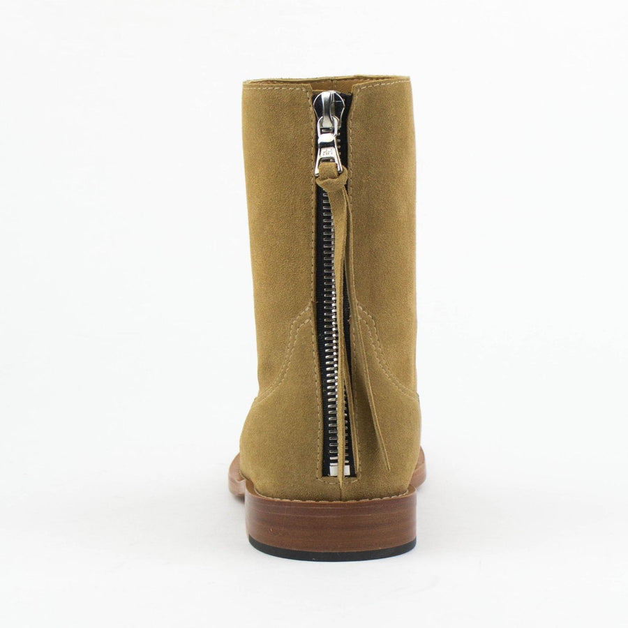 Suede Leather Shane Boots - Tan