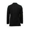 Wool Blend One Button Tuxedo - Black