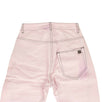 Cotton Curved Seam Jeans - Pink