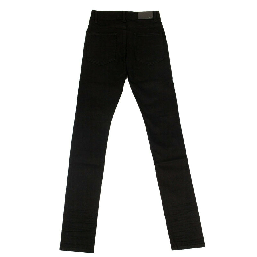 Denim Skinny Crystal Jeans - Black