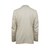 ERMENEGILDO ZEGNA SU MISURA Wool One Button Tuxedo - Ivory