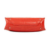 Small Crocodile Cable Shopper Tote - Coral