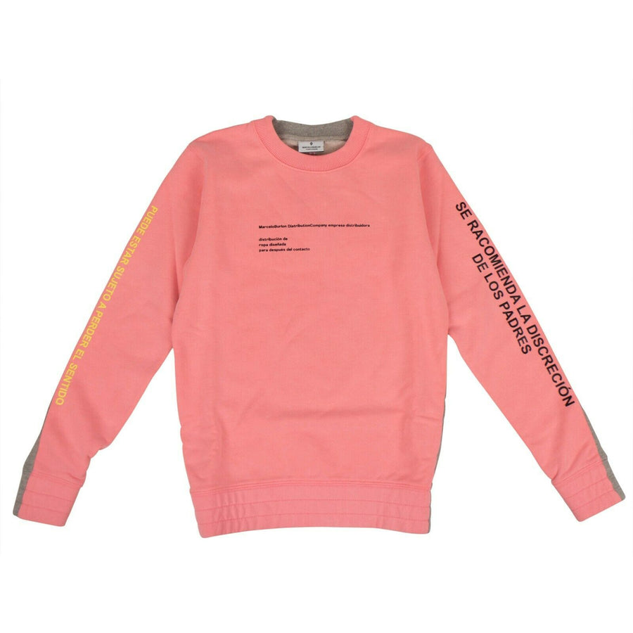 Cotton Sweatshirt - Pink And Gray