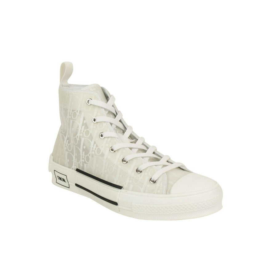 Dior Oblique 'B23' High-Top Sneakers - White