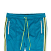 Polyester Striped Detail Skinny Track Pants - Aqua Blue