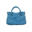 Leather Town Shoulder Bag - Blue