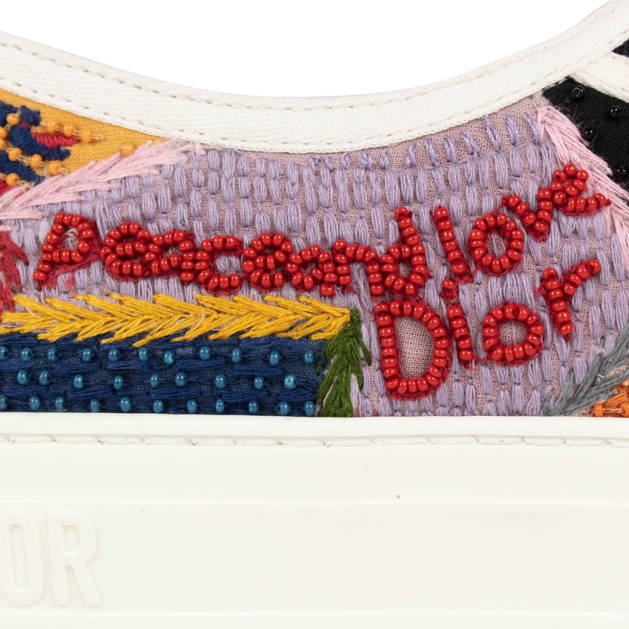 Walk'N'Dior' Embroidered Patch Sneakers - Multi