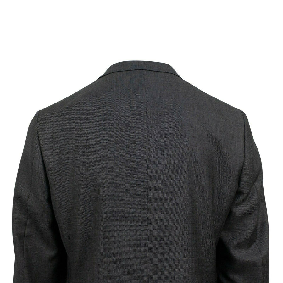 Wool Two Button Suit - Gray