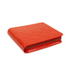 Clover Cardholder Zip Around Wallet - Red Orange