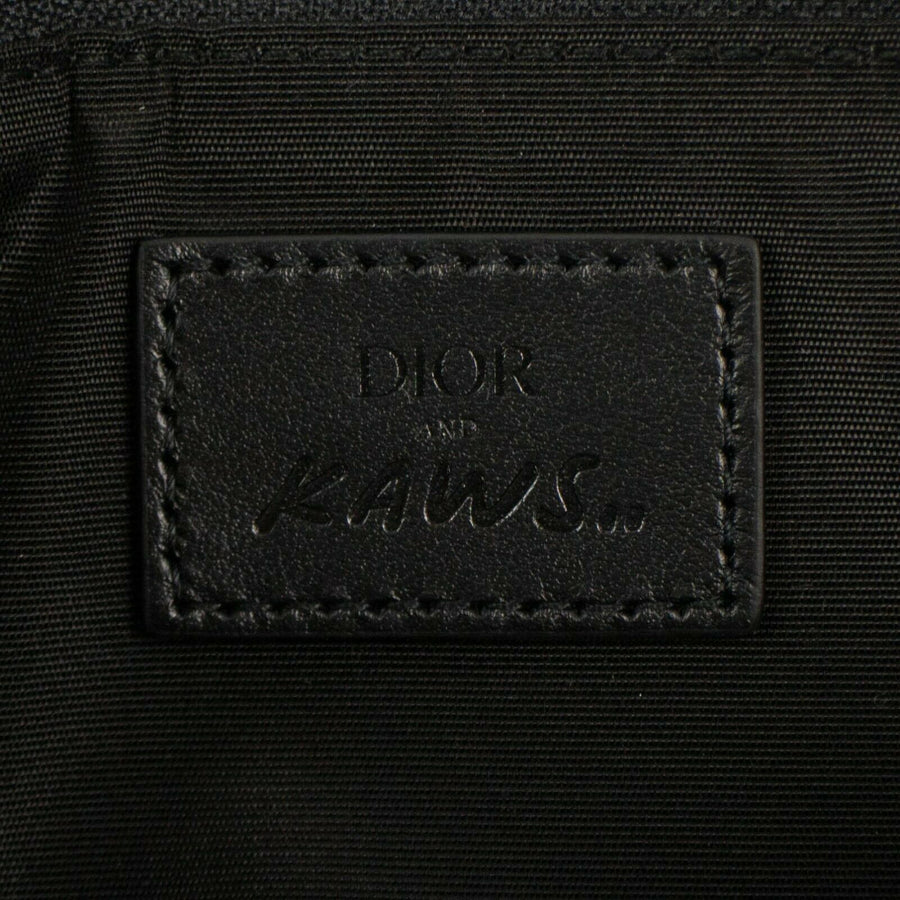 KAWS Bee Logo Nylon Pouch - Black