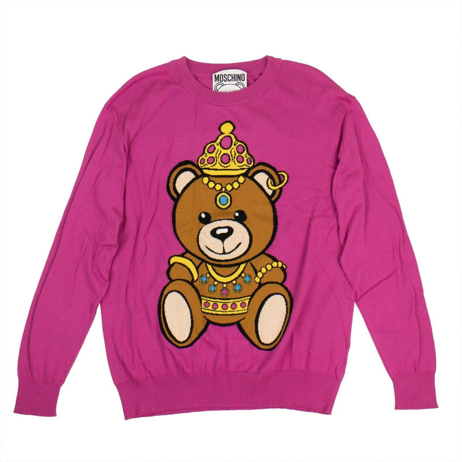 Graphic Knit Sweater - Pink