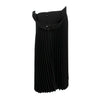 Pleated Convertible Top/Skirt - Black