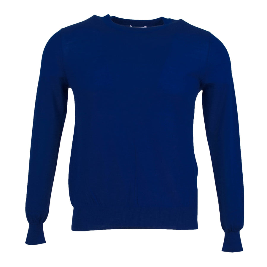 Cashmere Knit Crewneck Sweater - Blue