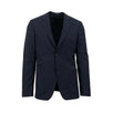 Check Wool Two Button Suit - Blue