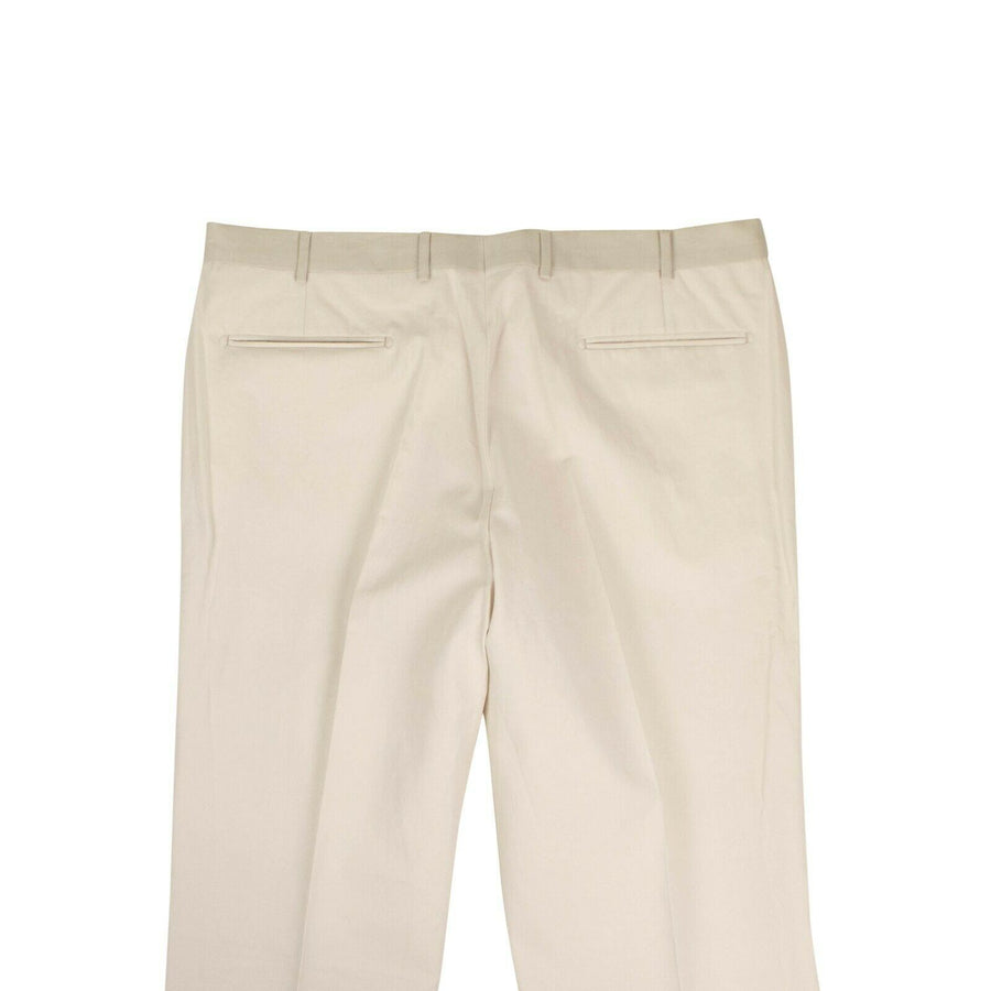 Side Striped Cotton Blend Pants - Beige