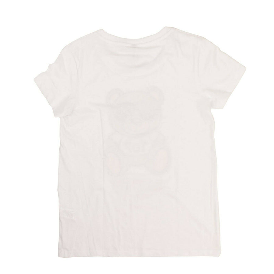 Gold Bear Graphic Short Sleeve T-Shirt - White