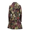 Floral Print Silk Blend Long Jacket - Multi