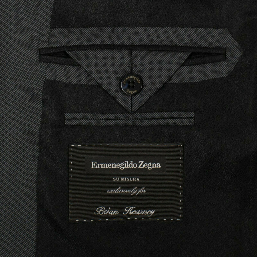 ERMENEGILDO ZEGNA SU MISURA Wool Two Button Suit - Gray